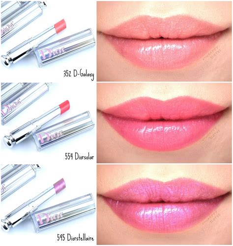 dior addict stellar shine lipstick 571 starlight|Dior Addict shine lipstick swatches.